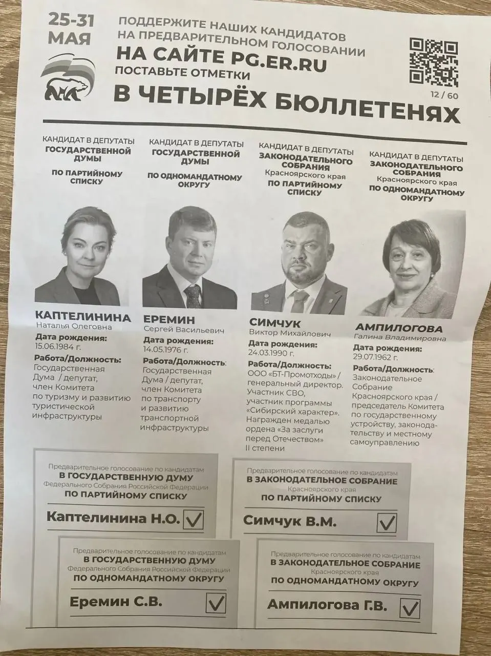 В ряде субъектов администрации рассылали предприятиям требования голосовать на внутреннем голосовании «ЕР», указывая конкретных кандидатов и контролируя отчёты об участии; аналогичные практики отмечают в нескольких регионах.