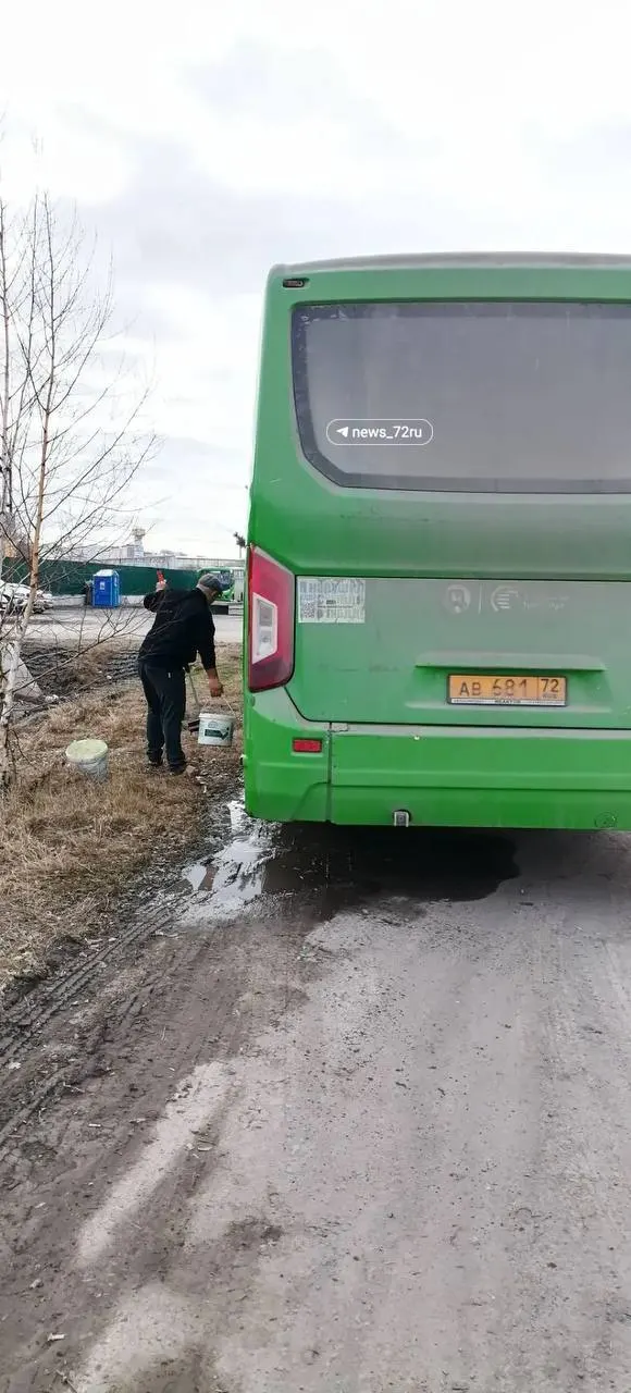 Жители ЖК «Апрель» жалуются: водители маршрута №6 моют автобусы на конечной остановке и сливают воду в ручей, где обитают утки и рыба — рядом есть автосервис, но ситуация повторяется.