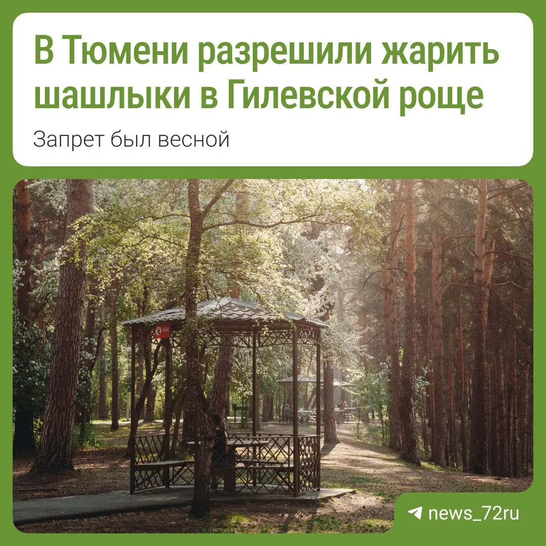 Мэрия смягчила ограничения противопожарного режима: в Гилевской роще и на оборудованных площадках в городских лесах разрешено готовить пищу на открытом огне при соблюдении правил.