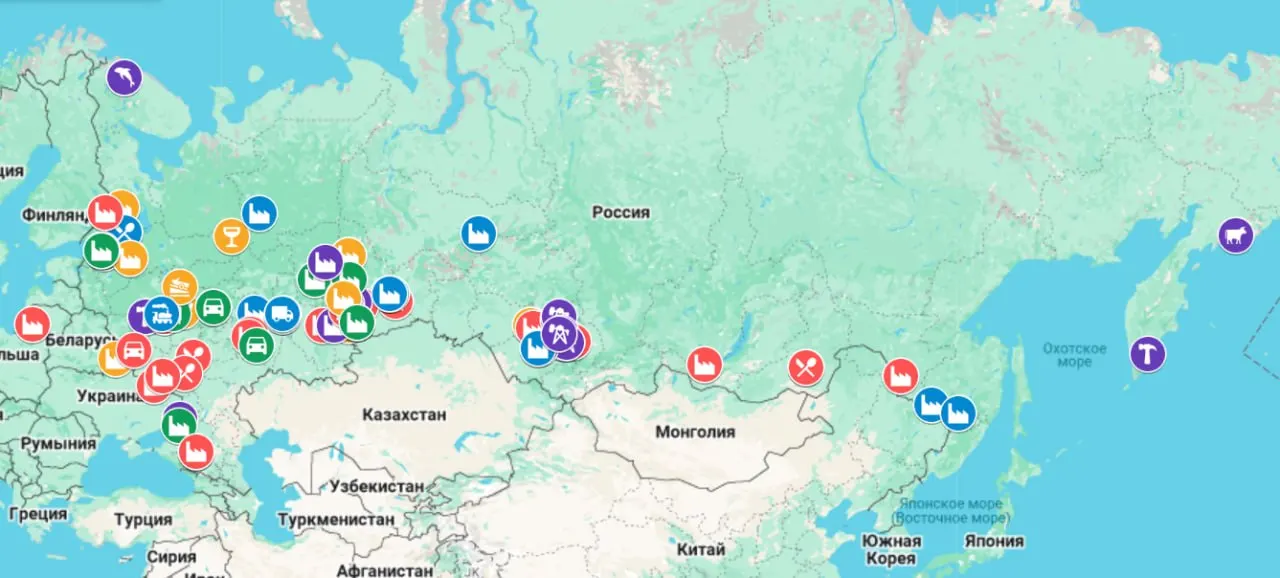 Интерактивная карта фиксирует остановки производств, массовые увольнения, задержки зарплат и перевод на неполный рабочий день по регионам. С начала 2026 года число проблемных предприятий выросло по сравнению с 2025 годом.