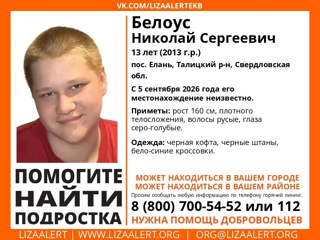 По информации волонтёров, мальчик мог стать жертвой мошенников, действовавших под давлением. Сейчас предполагается, что он может находиться в Тюмени.